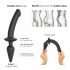 Strap-on-me Switch Semi-Realistische XXL - 2in1 dildo (zwart)