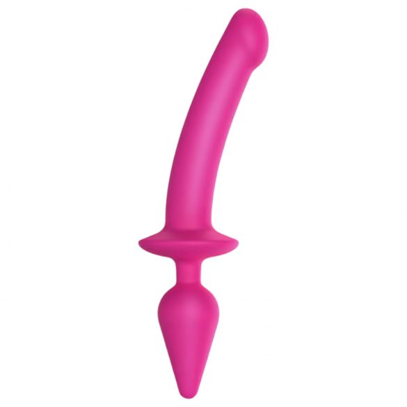 Strap-on-me Switch Half-realistische XXL - 2-in-1 dildo (roze)