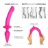 Strap-on-me Switch Half-realistische XXL - 2-in-1 dildo (roze)