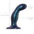 Strap-on-me Snaky M - gebogen anaal dildo (metaalblauw)