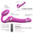 Strap-on-me S - Opblaasbare Vibrator - Klein (Roze)