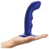 Strap-on-me M - waterdichte G-spot vibrator in blauw