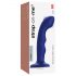 Strap-on-me M - waterdichte G-spot vibrator in blauw