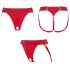 Strap-on-me - Verstelbare strap-on slip - XS-XXL (rood)