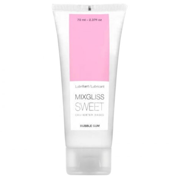 Mixgliss Sweet kauwgom glijmiddel - waterbasis (70ml)