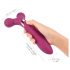 Love to Love Fireball - oplaadbare 2in1 vibrator massager (rood)