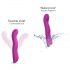 Love to Love Swap - oplaadbare, pulserende G-spot vibrator (paars)