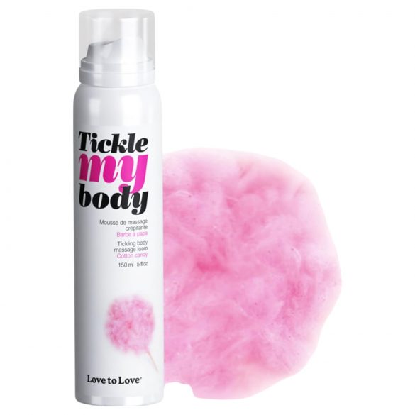 Tickle My Body - Massage Mousse - Suikerspin (150ml)