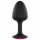 Dorcel Geisha Plug Ruby M - Zwarte anaal plug met roze steen