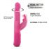 Dorcel Baby Rabbit 2.0 - oplaadbare vibrator met clitorisarm (roze)