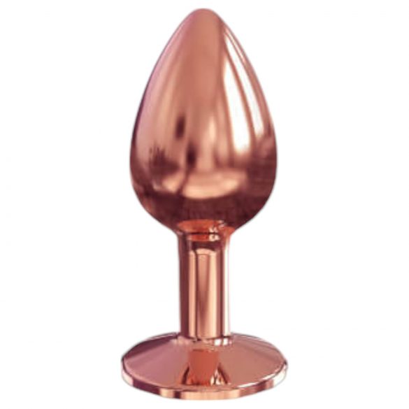 Dorcel Diamond Plug S - aluminium anaalplug - klein (roségoud)