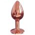 Dorcel Diamond Plug S - aluminium anaalplug - klein (roségoud)