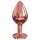 Dorcel Diamond Plug M - middenformaat anaalplug - roségoud aluminium