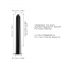 Dorcel Black Muse 2.0 - oplaadbare zwarte staafvibrator