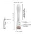 Dorcel Flexi Rabbit - verwarmende clitoris vibrator (wit)