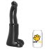 AnimHole Bull - stieren dildo 25cm (zwart)