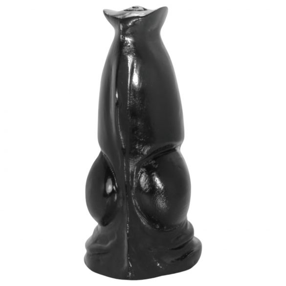 AnimHole Wolf - wolf penis dildo - 21cm (zwart)