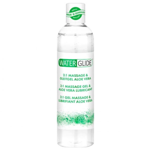 Waterglide 2in1 - Aloe Vera glijmiddel & massagegel (300ml)