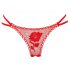 Panty Rose - Verborgen string in roos - rood (S-L)