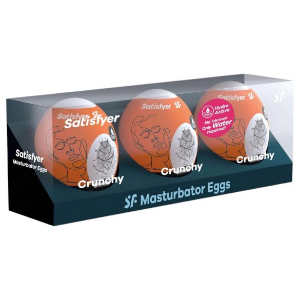 Satisfyer Egg Crunchy - masturbeereipro set (3 stuks)