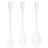 Satisfyer Yoni Power 1 - witte kegeloefeningset (3-delig)