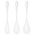 Satisfyer Yoni Power 1 - witte kegeloefeningset (3-delig)