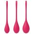 Satisfyer Yoni Power 1 - rode geishaballen set (3-delig)