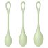 Satisfyer Yoni Power 2 - Groene geishabal set (3-delig)