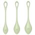 Satisfyer Yoni Power 2 - Groene geishabal set (3-delig)