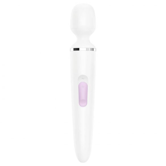 Satisfyer Wand-er Woman - waterdichte witte massage vibrator