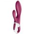 Satisfyer Heated Affair - verwarmende vibrator met clitorisstimulator (rood)