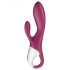 Satisfyer Heated Affair - verwarmende vibrator met clitorisstimulator (rood)