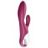 Satisfyer Heated Affair - verwarmende vibrator met clitorisstimulator (rood)