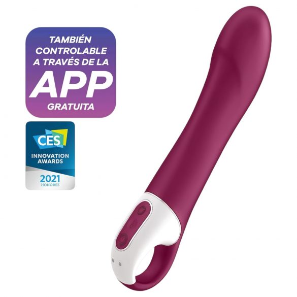 Satisfyer Big Heat - Oplaadbare G-punt vibrator met verwarmingsfunctie (rood)