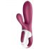 Satisfyer Hot Bunny - slimme verwarmde vibrator met clitoris-arm (rood)