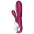 Satisfyer Hot Bunny - slimme verwarmde vibrator met clitoris-arm (rood)