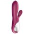 Satisfyer Hot Bunny - slimme verwarmde vibrator met clitoris-arm (rood)