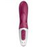 Satisfyer Hot Bunny - slimme verwarmde vibrator met clitoris-arm (rood)