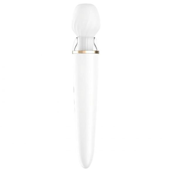 Satisfyer Double Wand-er - slimme witte massage vibrator