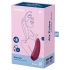 Satisfyer Curvy 1+ - slimme luchtgolvingen voor clitorisstimulatie (rood)