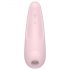 Satisfyer Curvy 2+ - slimme luchtgolf clitoris vibrator (roze)