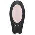 Satisfyer Double Joy - slimme, waterdichte duo-vibrator (zwart)