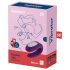 Satisfyer Double Joy - slimme, waterdichte duo-vibrator (paars)