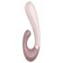 Satisfyer Heat Wave - slimme, verwarmende vibrator met arm (beige)