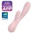 Satisfyer Mono Flex - slimme waterdichte vibrator (lichtroze)