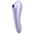 Satisfyer Dual Pleasure - slimme 2in1 luchtdrukvibrator (paars)