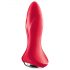 Satisfyer Rotator Plug 1 – oplaadbare, kralen anaal vibrator (rood)