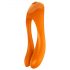 Satisfyer Candy Cane - waterdichte, oplaadbare dubbele vibrator (oranje)