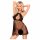 Penthouse Libido Boost - kanten babydoll met string (zwart) - M/L