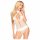 Penthouse Perfect Lover - halterbody (wit) - M/L